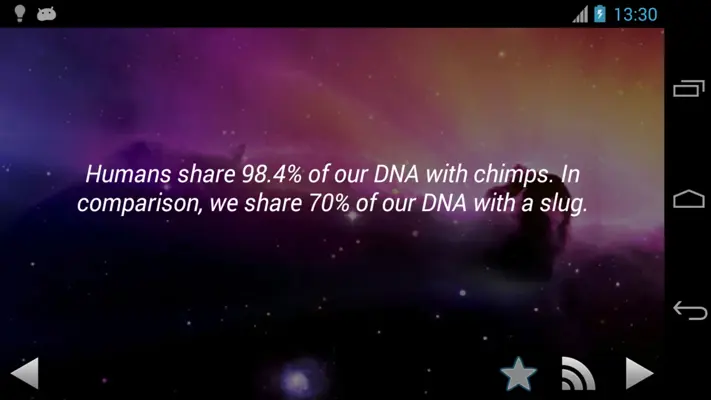 Amazing Science Facts android App screenshot 3